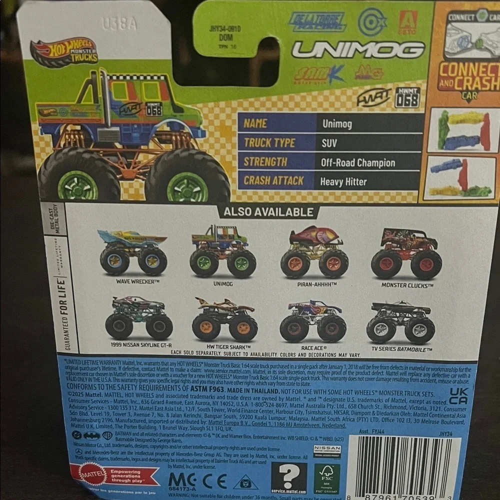 Monster Trucks Unimog - Green and Orange